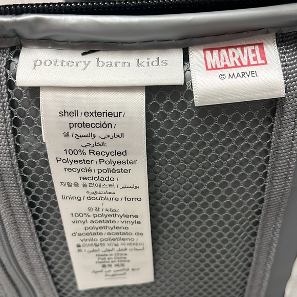 Pottery Barn Kids Mackenzie Spider-man Backpack Lunch Box - Picture 4 of 4